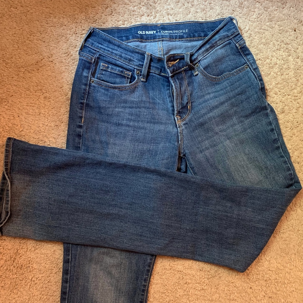 Old Navy Light Blue Boot-cut Jeans